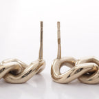 Chanel Earrings CC Logo Lock Chain Swing — view 5