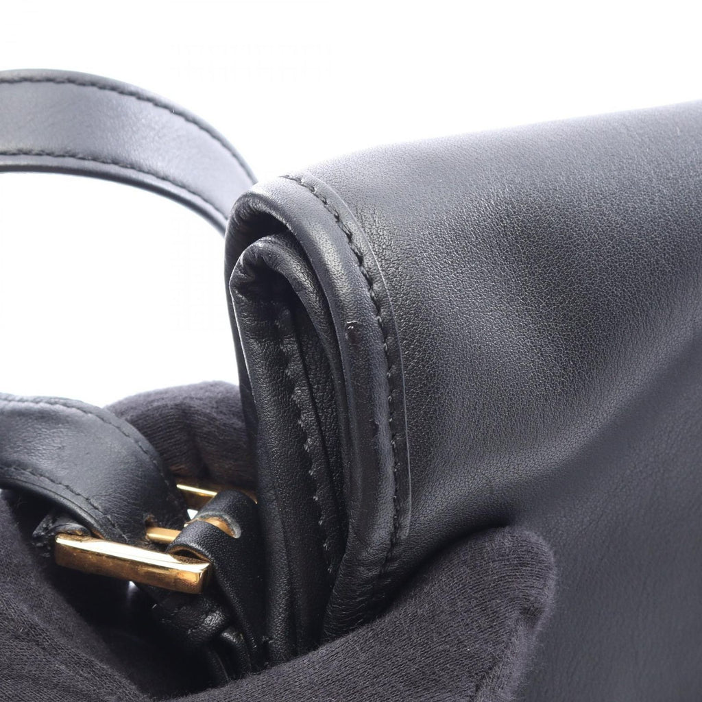 Loewe Shoulder Bag Anagram Black Leather — view 7
