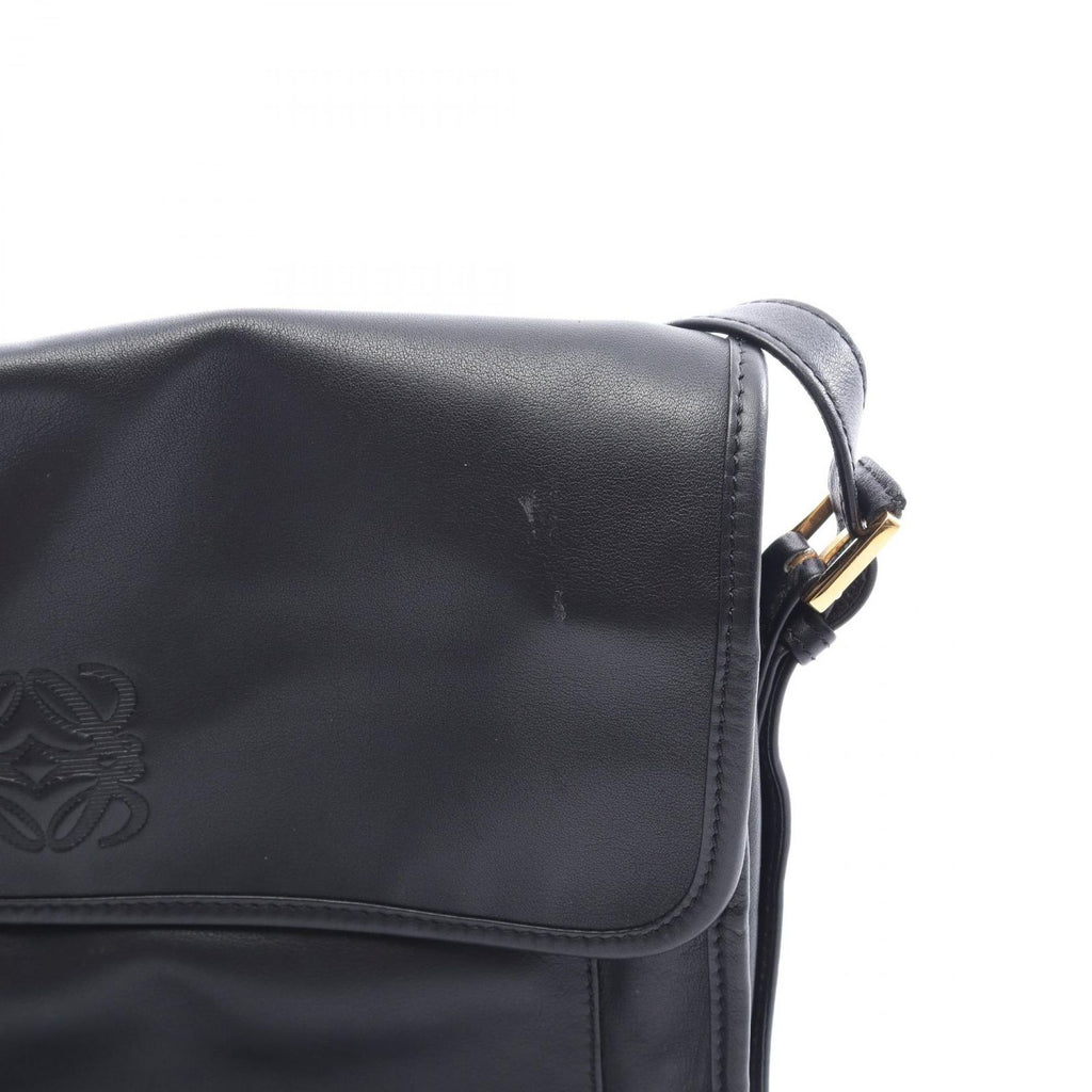 Loewe Shoulder Bag Anagram Black Leather — view 6