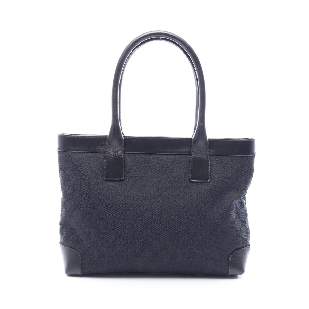 Gucci Tote Bag GG Canvas 002 Black