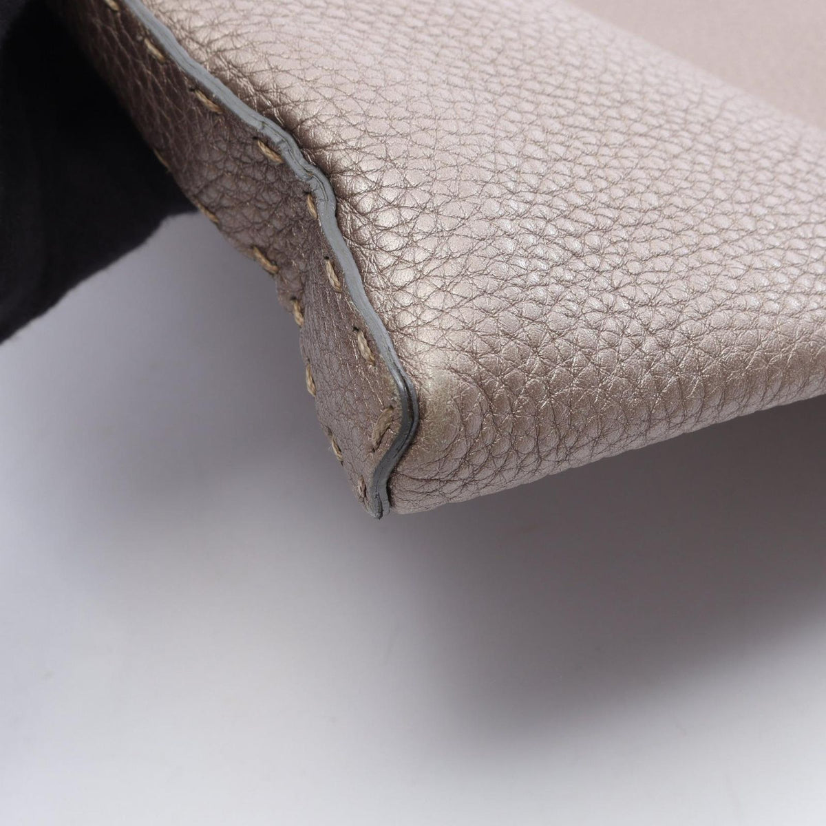 Fendi Shoulder Bag Selleria Beige Leather — view 5