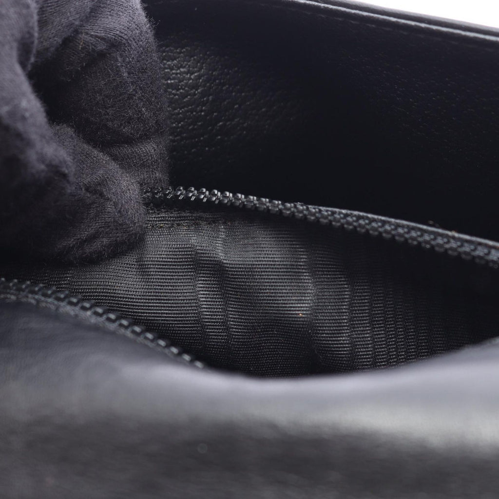 Celine Shoulder Bag Gancini Black Leather — view 5