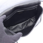 Celine Shoulder Bag Gancini Black Leather — view 3