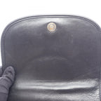 Celine Shoulder Bag Gancini Black Leather — view 6