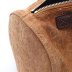 Celine Handbag C Macadam Suede Leather Hand — view 5