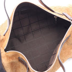 Celine Handbag C Macadam Suede Leather Hand — view 3