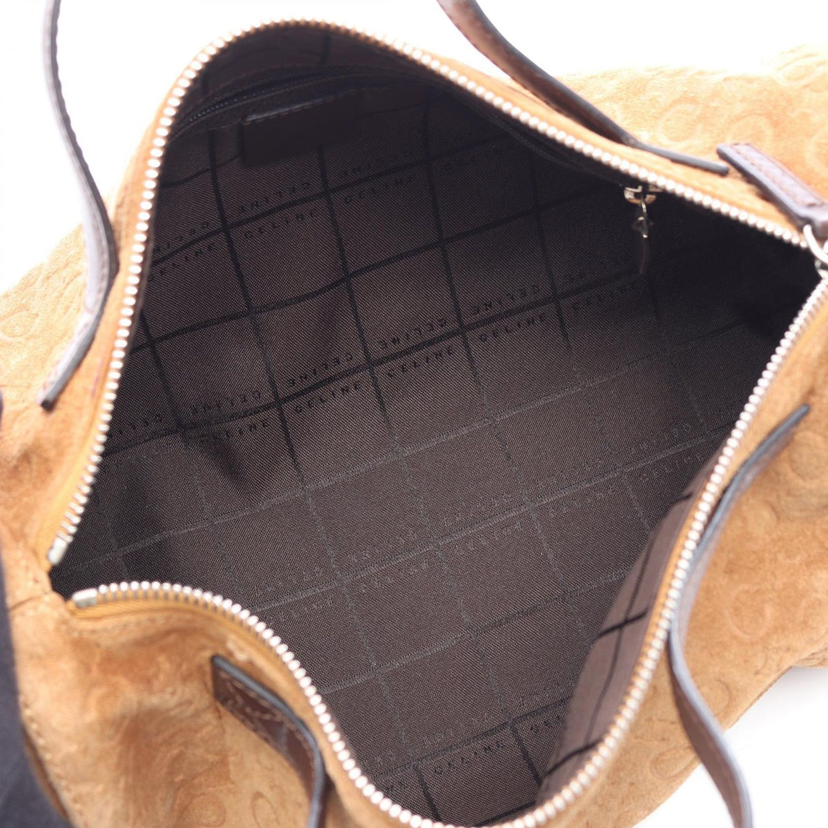 Celine Handbag C Macadam Suede Leather Hand — view 3