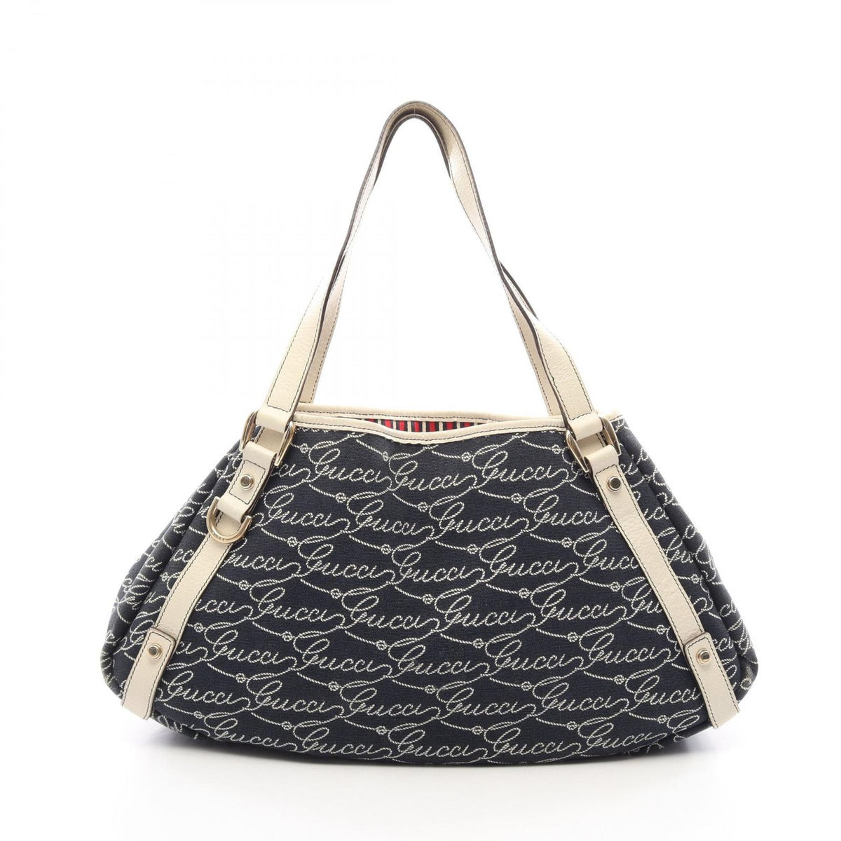 Gucci Shoulder Bag Abbey Canvas Leather