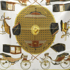 Hermes Scarf Carre 90 les Voitures Transformation Silk — view 4