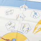 Hermes Scarf Carre 90 Vive les Champions Silk — view 5