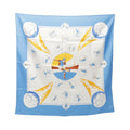Hermes Scarf Carre 90 Vive les Champions Silk