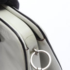Prada Handbag Spazzolato Cuci White Leather — view 8