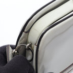Prada Handbag Spazzolato Cuci White Leather — view 7