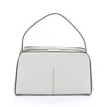 Prada Handbag Spazzolato Cuci White Leather