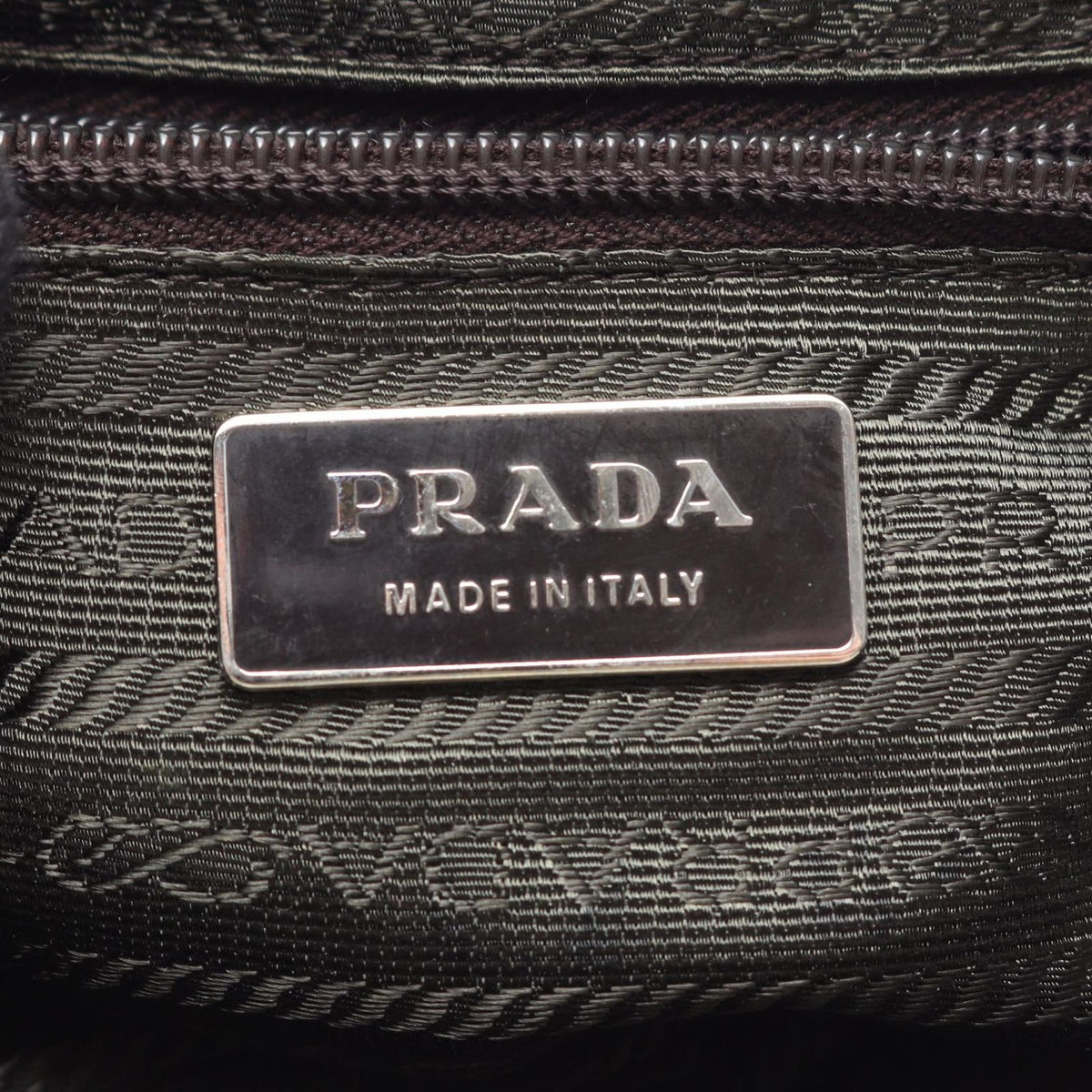 Prada Handbag Spazzolato Cuci White Leather — view 4