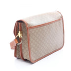 Celine Shoulder Bag Macadam Brown Leather — view 2