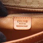 Celine Shoulder Bag Macadam Brown Leather — view 4