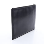 Saint Laurent Paris Clutch Mini Zip Tablet Sleeve Star Black Silver Leather — view 2