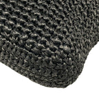 Prada Tote Bag Small Clochette Black Beige Braid — view 6