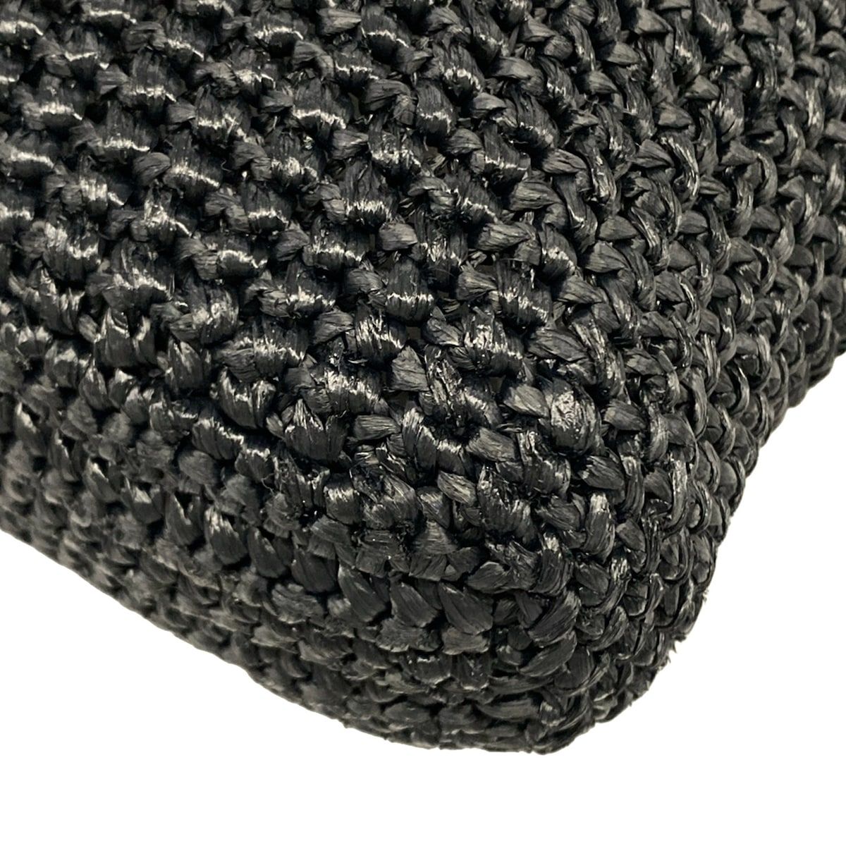 Prada Tote Bag Small Clochette Black Beige Braid — view 6