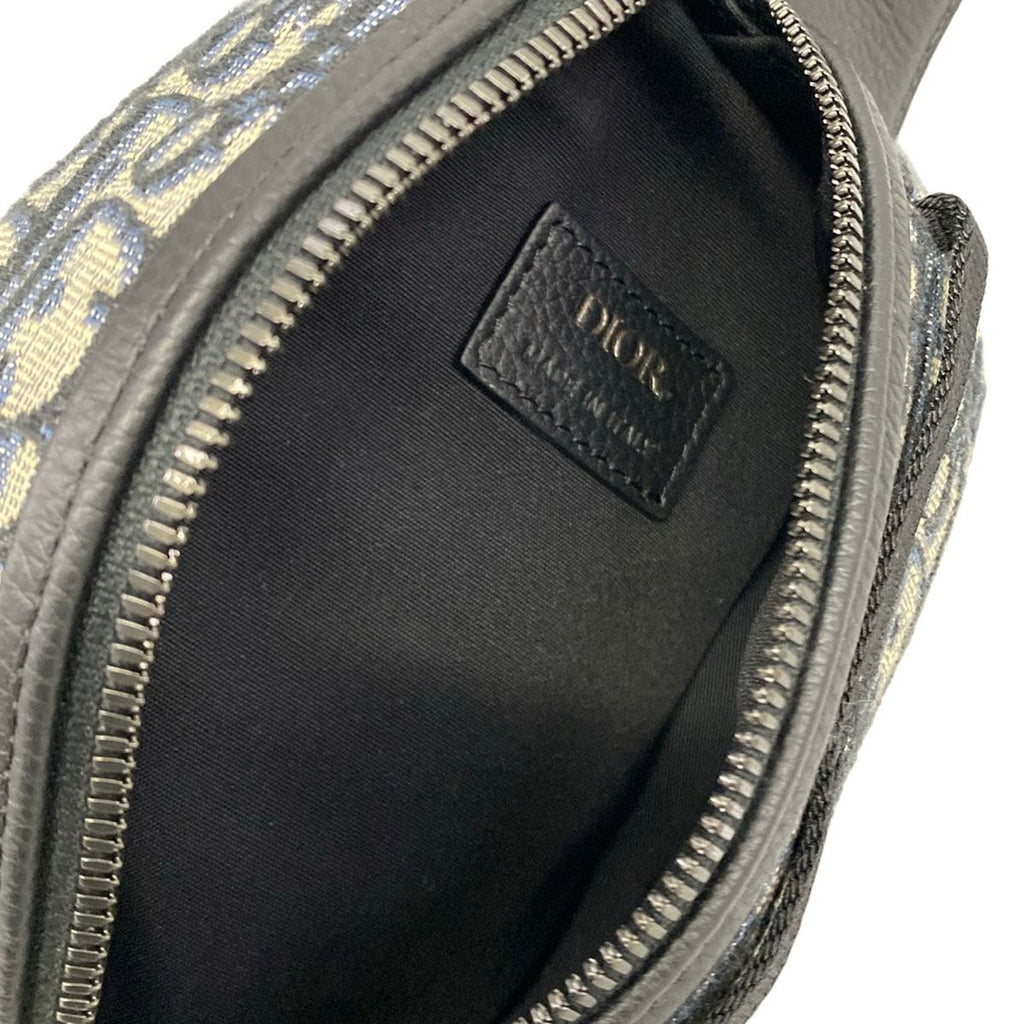 Dior Bag Scarab Bag Mini Beige Blue Black Leather — view 7