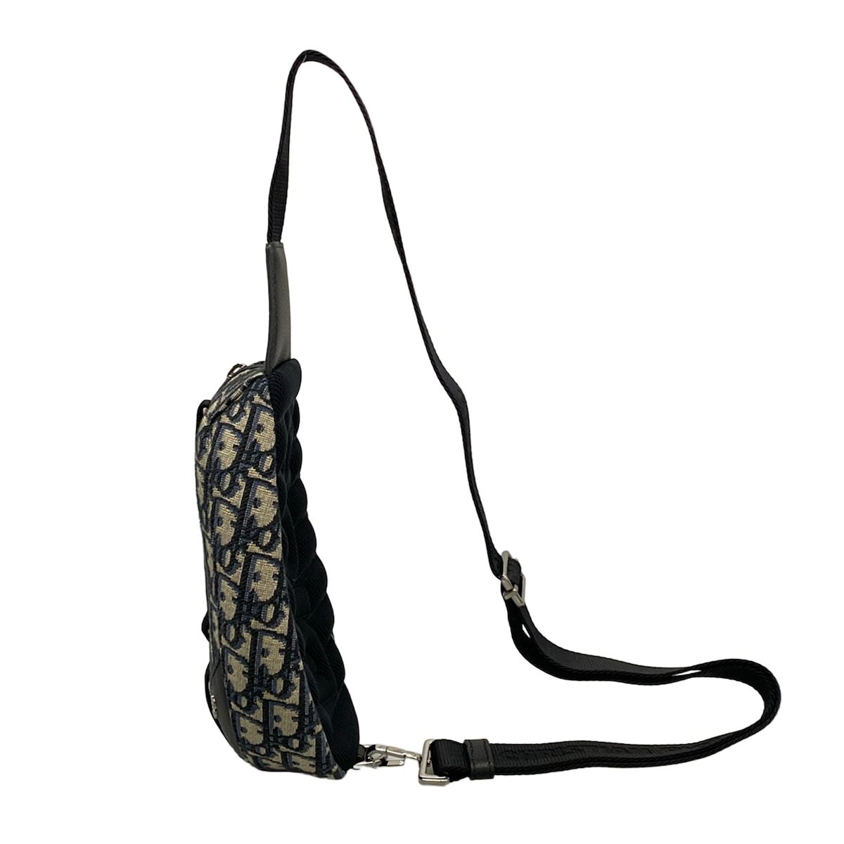 Dior Bag Scarab Bag Mini Beige Blue Black Leather — view 4