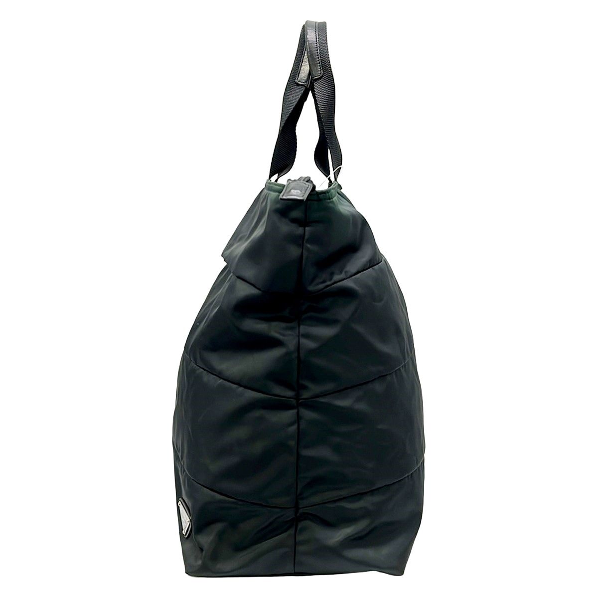 Prada Boston Bag Black No Lock Leather — view 2