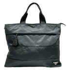 Prada Boston Bag Black No Lock Leather