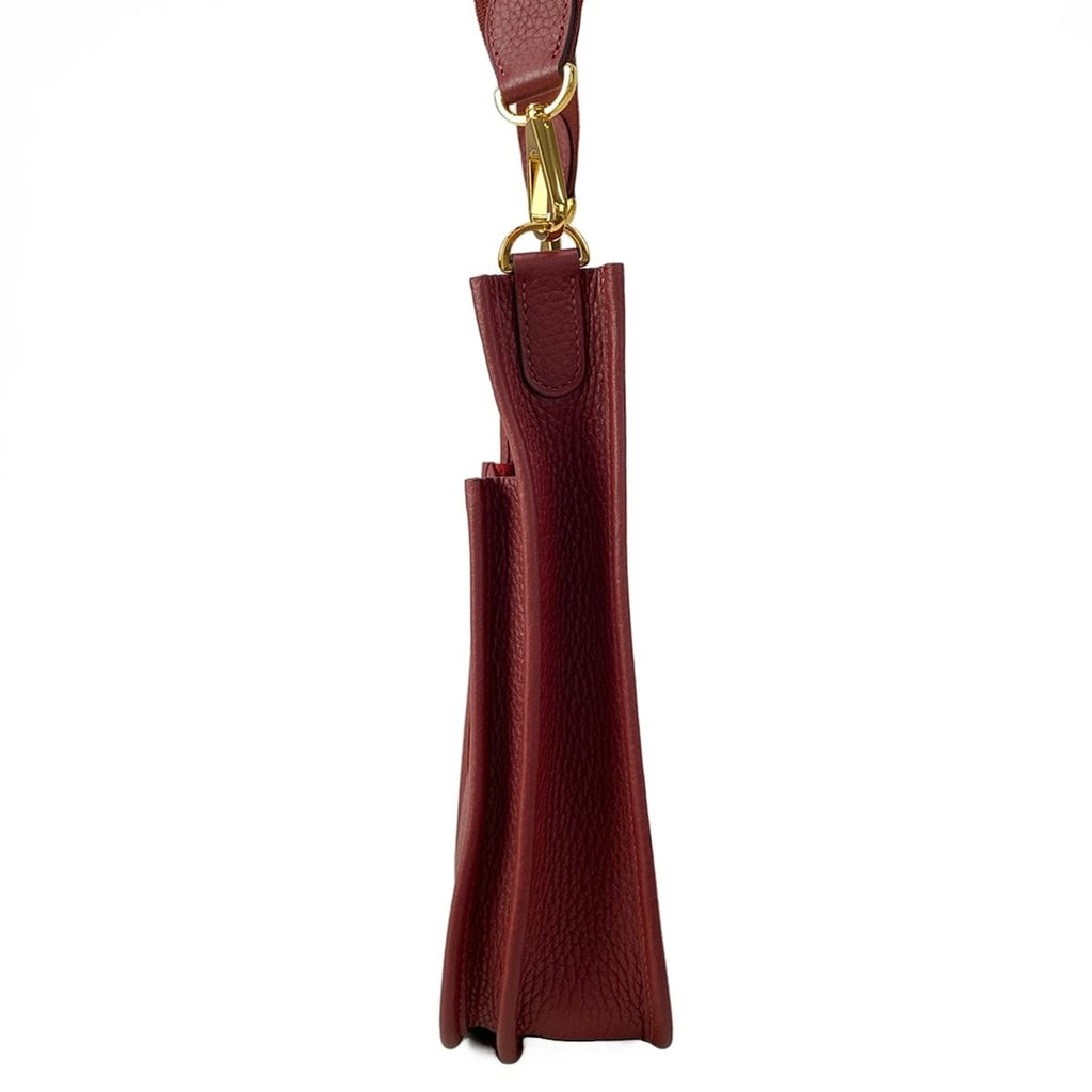 Hermes Shoulder Bag Evelyne 23 Rouge Ash Gold — view 2