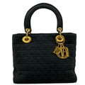 Dior Handbag Lady Medium Bag Black