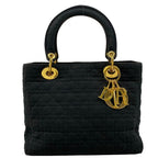 Dior Handbag Lady Medium Bag Black