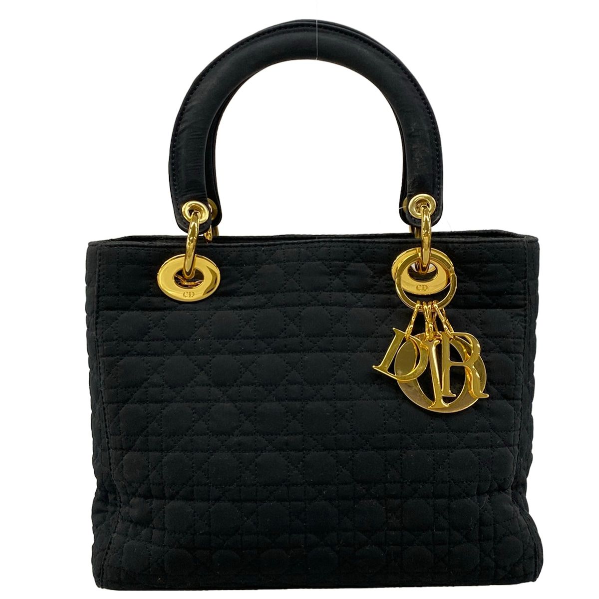 Dior Handbag Lady Medium Bag Black