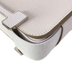 Hermes Shoulder Bag Geta Mauve Pale Chai Silver — view 6