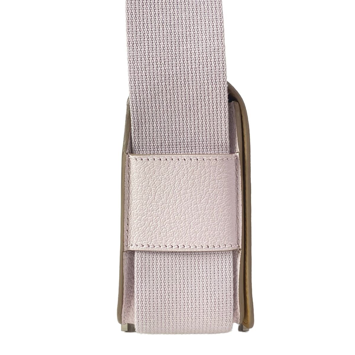 Hermes Shoulder Bag Geta Mauve Pale Chai Silver — view 2