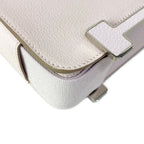 Hermes Shoulder Bag Geta Mauve Pale Chai Silver — view 7