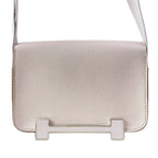 Hermes Shoulder Bag Geta Mauve Pale Chai Silver — view 3