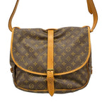 Louis Vuitton Shoulder Bag Monogram Saumur 35 — view 3