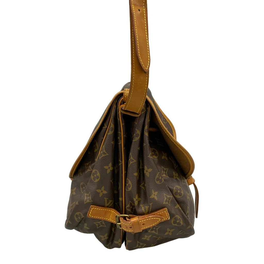 Louis Vuitton Shoulder Bag Monogram Saumur 35 — view 4