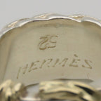 Hermes Ring Diane Silver Gold Combination Vintage Belt — view 8