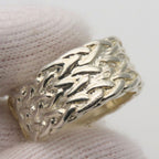 Hermes Ring Diane Silver Gold Combination Vintage Belt — view 7