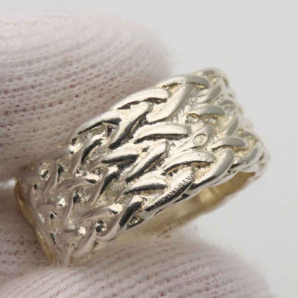 Hermes Ring Diane Silver Gold Combination Vintage Belt — view 7