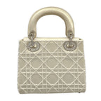 Dior Lady Mini Bag Beige White Multi Beads Rhinestone — view 3