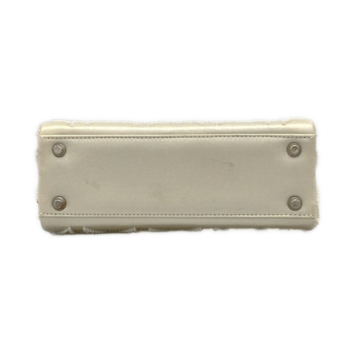 Dior Lady Mini Bag Beige White Multi Beads Rhinestone — view 5