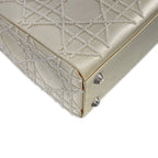 Dior Lady Mini Bag Beige White Multi Beads Rhinestone — view 6