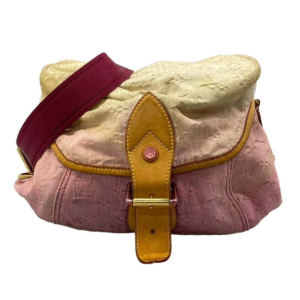 Louis Vuitton Shoulder Bag Monogram Denim Sunshine Rose