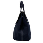 Hermes Handbag Valparaiso MM Navy Black Leather — view 4