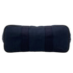 Hermes Handbag Valparaiso MM Navy Black Leather — view 5