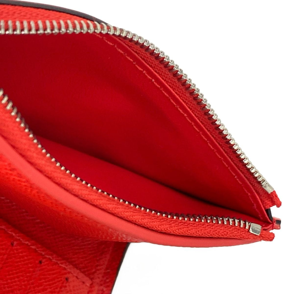 Louis Vuitton x Supreme Trifold Chain Wallet Red White Leather — view 4