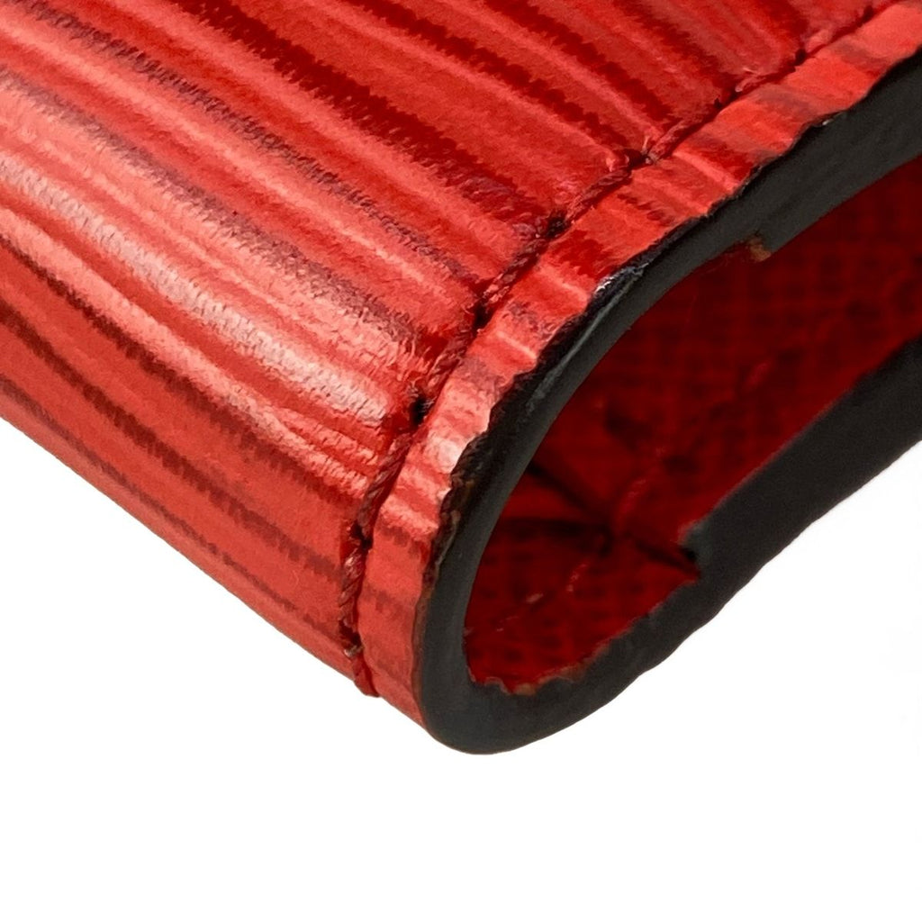 Louis Vuitton x Supreme Trifold Chain Wallet Red White Leather — view 6