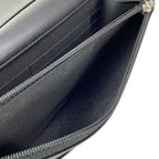 Chanel Wallet Camellia Black Embossed Chain Silver Shoulder Bag — view 5